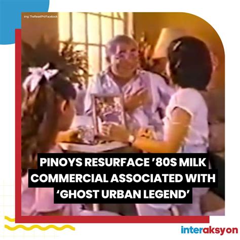 Pinoys resurface '80s milk commercial associated with.